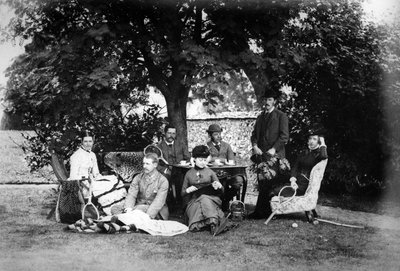 Tea in the Garden by English Photographer